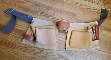 Construction Carpenter LEATHER TOOL BELT Custom Craft CLC Tool # 427X Adjustable