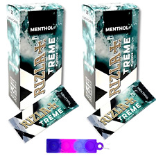 Rizla Menthol Xtreme Chill Flavour Infusions Cards - 2 X Full Boxes of 25 (New a