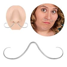 Septum Mustache Nose Rings Hoop Fashion Nose Body Piercing Jewelry