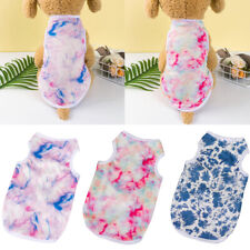 Pet Vest Puppy Summer Clothes Dog Cat T Shirt Tie-dye Outfit Apparel Costumes Ṅ - Toronto - Canada