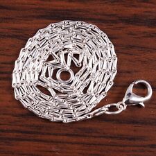 925 Sterling Silver Handmade Smooth Chain Necklace For Women/Men Jewelry