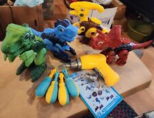 4 Take Apart Dinosaur Toys Kids STEM Construction Tools Education Screws w/Tools