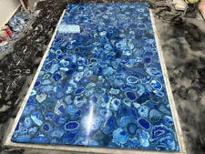 60x30" Blue Agate Stone Dining Nd Kitchen Slab Coffee Table Handmade Home Decor"