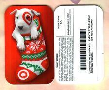 TARGET Bullseye in Christmas Stocking ( 2014 ) Gift Card ( $0 ) - RARE