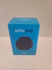 Echo Pop Essential music and smart home controls with Alexa, Charcoal New Sealed - Leander - US