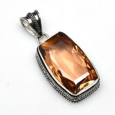 Morganite Gemstone Antique Design Pendant Jewelry Wedding Gift NP 176