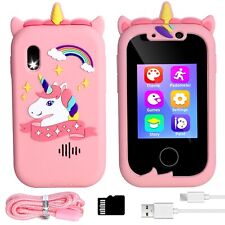 Smart Phone for Kids & 3 -7 Year Old Girl Unicorns Toys Gifts Touchscreen Lea... - US