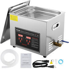 VEVOR Ultrasonic Cleaner with Timer Heating Machine Digital Sonic Cleaner SUS304