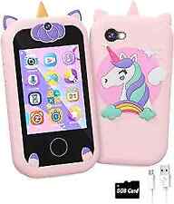 Kids Smart Phone for Girls Unicorns Gifts for Girls Toys 8-10 Years Old Pink - Miami - US