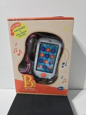 NEW NIB B. Toys Metallic Silver Hi!! Phone Interactive Smart Phone Toy - Fairfield - US