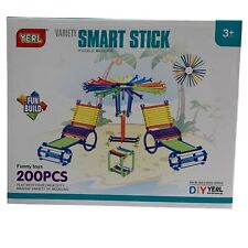 Smart Stick Variety Puzzle 200 Piece Assorted Colours Unisex Kids Building Toy - Tregear - AU