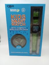 iTech Jr Kids Smart Watch w/ Compact Wireless Speaker Alien Green 25+ Games Boys - Appomattox - US