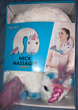 Health Touch Neck Massager Vibration UNICORN MultiColor Plush Polyester BrandNew - Dawsonville - US