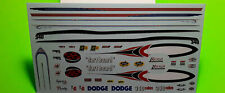 1976 76 Dodge Dart 1/25 waterslide decal sheet 340 black side stripes race car