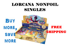 Lorcana Into The Inklands Singles All Rarities NONFOIL You Pick Free Shipping
