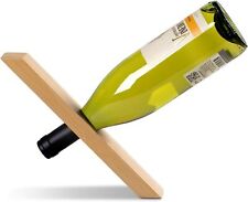 Bamboo Wine Rack, Single Bottle Holder for Countertop, Unique Rack-01 - Mumbai - India