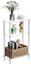 Clear Acrylic Narrow Side Table for Small Spaces, 15.7 3 Tier 1 Pack, - Des Moines - US"