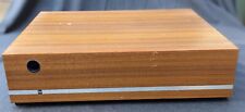 MCM Minimalist Vintage Teak Vinyl Record Album Case Storage Box DUAL Germany #E - Toronto - Canada