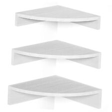 Corner Shelf Wall Mount Floating Shelves for Storage and Set of 3 White - Toronto - Canada