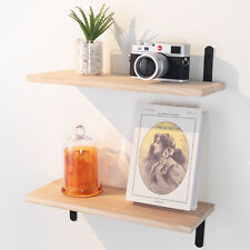 2 PACK Wood Floating Shelves for Wall Decor Farmhouse Bathroom Storage Shelves - Toronto - Canada