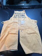 Vintage Nail & Construction Apron, Wheeler Lifetime Poles & Posts, Thigh Length.