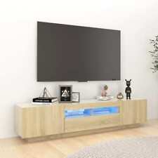 TV Cabinet with LED Lights TV Stand Media Unit Furniture Multi Colours vidaXL