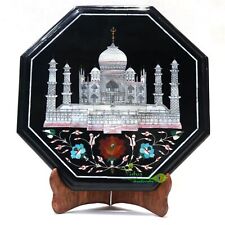 12 Marble Table Top Taj Mahal Pattern Inlaid Marquetry Floral Art Home Interior"