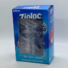 (46-Pk) Ziploc Brand Freezer Quart Reusable Food Bags Grip'n Seal Double Zipper,