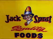 Jack Sprat Bag Vintage Candy 1930's Grocery Story Cello Plastic Food Bags NOS