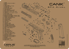 CANIK SFX RIVAL SCHEMATIC Handgun Mat FDE