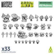 3D printed set - Wild Mushrooms - Resin 40K Sigmar Decor Modelling Wargames