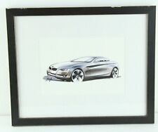 BMW Framed Print Art Automotive Design Decor 12x15 German Sports Car Decor