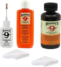 Hoppe's No. 9 Elite Gun Cleaning Kit Bore Cleaner, Lubricant Oil & Patches 1204