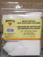 Hoppe's Gun Cleaning Patches, 1202S, For .22-.270 cal., 500 per pack, mfg 1202S