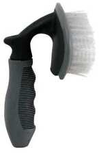 Carrand 93027 3 In W Tire Brush, 5 In L Handle, 5 1/4 In L Brush, Gray/White,