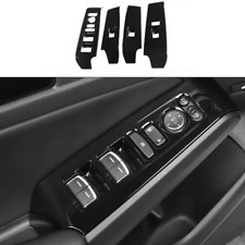 Bright black Inner Window Switch Panel Cover Trim For Honda Civic 2022 2023