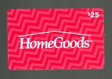 HOMEGOODS Pink Diagonal Stripes ( 2017 ) Gift Card ( $0 - NO VALUE )