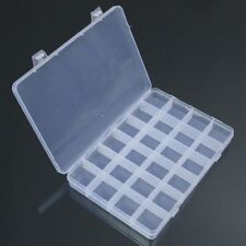 Plastic Box Case Jewelry Bead Storage Organizer Container Craft 24 Compartments