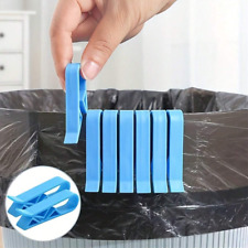 10pcs Trash Bag Clips -Anti-Slip Garbage Bin Clamps, Household Cleaning Supplies