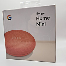 New Google Home Mini Smart Assistant - Coral - 1st Gen - New in Box Sealed - New York - US