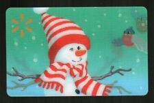 WALMART Snowman and Robin 2022 Lenticular Gift Card ( $0 )