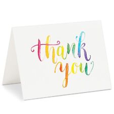 120-Pack Thank You Cards Bulk, Thank You Notes With Envelopes Set, 4x5 in