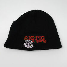 Rig Pig Apparel Logo Oil Rig Worker Black Skull Cap Beanie Hat