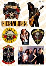 Guns N Roses Sticker Pack | GNR Guns And Roses American Hard Rock Band Logo