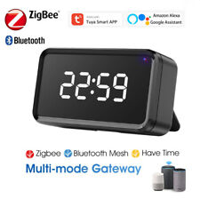 Tuya Multi-mode Gateway ZigBee Hub with Time Display Smart Home Wireless Bridge - CN