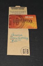 Gordon Biersch Restaurant $25 Gift Card food fun beer