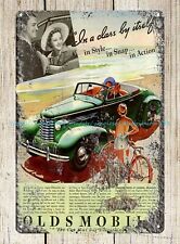 plaque art decor 1937 automotive car automobile auto shop garage tin sign