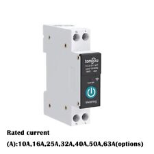 10-63A Wifi Smart Circuit Breaker 1P Din Rail Home Remote Control Switch New - Los Angeles - US