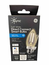 GE CYNC Direct Connect Smart LED Light Bulb, Soft White 6409OB, WIFI - Hardyville - US