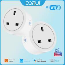 CORUI Tuya WIFI Smart UK Socket Smart Life 16/20A Plug With Power Monitor Alexa - CN